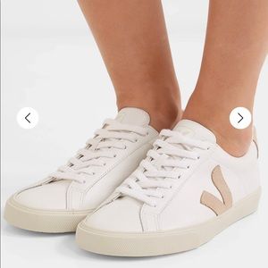 Veja leather and suede sneakers